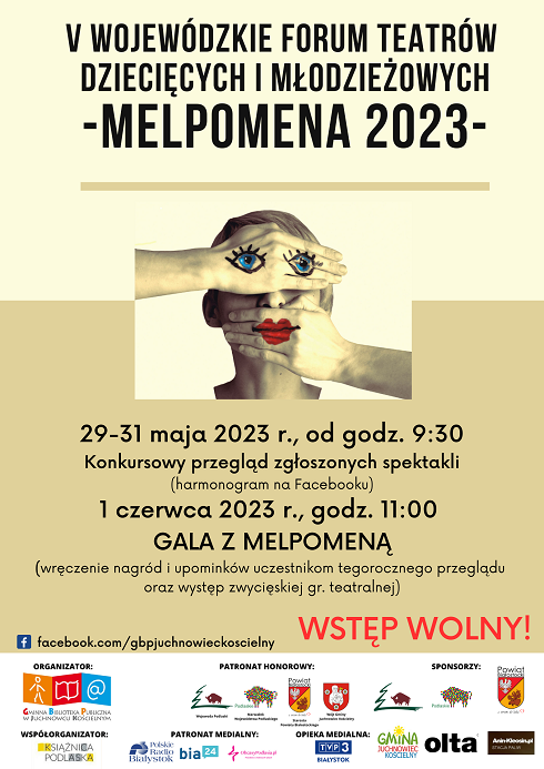 V Wojewódzkie Forum Teatrów Dziecięcych i Młodzieżowych „MELPOMENA 2023”